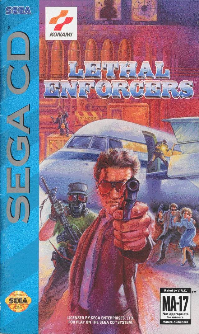 Caratula de Lethal Enforcers para Sega CD