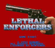 Pantallazo de Lethal Enforcers para Super Nintendo