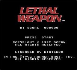 Pantallazo de Lethal Weapon para Nintendo (NES)