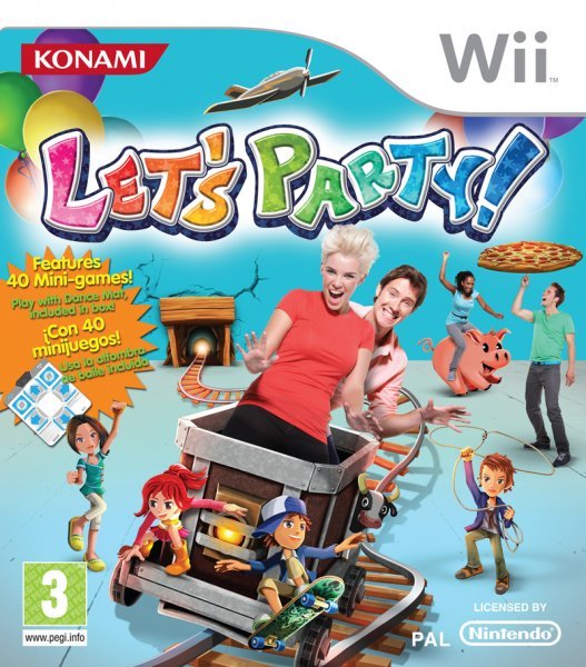 Caratula de Lets Party para Wii