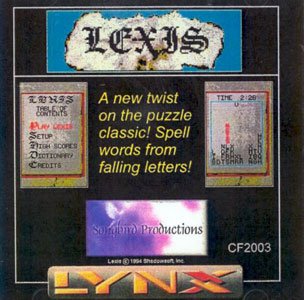 Caratula de Lexis para Atari Lynx