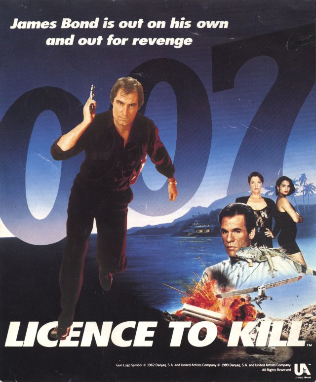 Caratula de Licence To Kill para Amiga