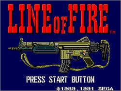 Pantallazo de Line of Fire para Sega Master System