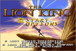 Pantallazo de Lion King, The para Super Nintendo