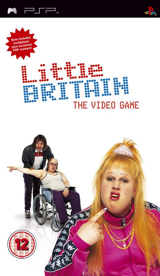 Caratula de Little Britain: The Video Game para PSP