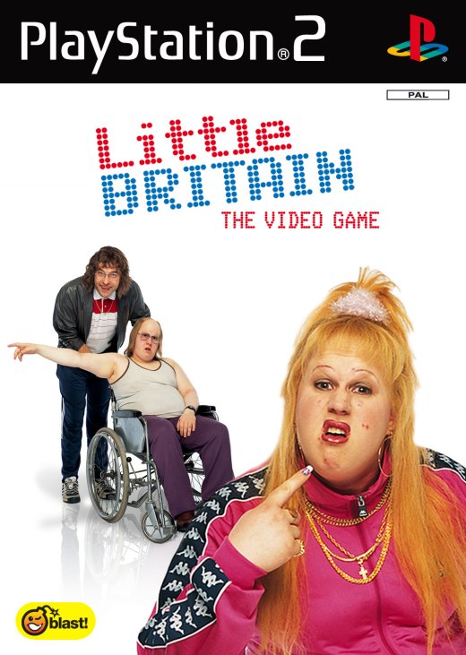 Caratula de Little Britain the Video Game para PlayStation 2