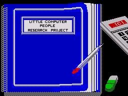 Pantallazo de Little Computer People para Spectrum