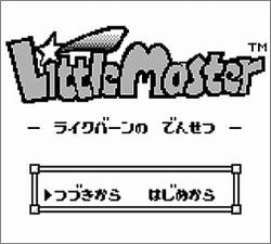 Pantallazo de Little Master para Game Boy