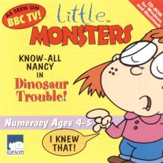 Caratula de Little Monsters: Know All Nancy In Dinosaur Trouble para PC