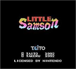 Pantallazo de Little Samson para Nintendo (NES)