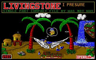 Pantallazo de Livingstone I Presume para Atari ST