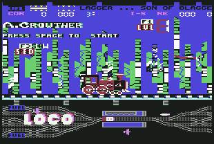 Pantallazo de Loco para Commodore 64