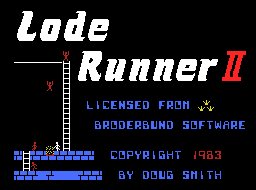 Pantallazo de Lode Runner II para MSX