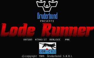 Pantallazo de Lode Runner para Atari ST