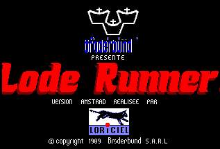 Pantallazo de Lode Runner para Amstrad CPC