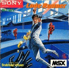 Caratula de Lode Runner para MSX