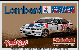 Pantallazo de Lombard RAC Rally para Atari ST