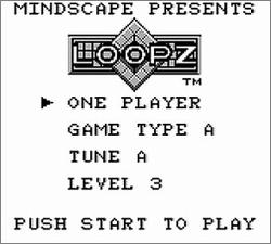 Pantallazo de Loopz para Game Boy
