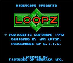 Pantallazo de Loopz para Nintendo (NES)