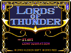Caratula de Lords of Thunder (Consola Virtual) para Wii