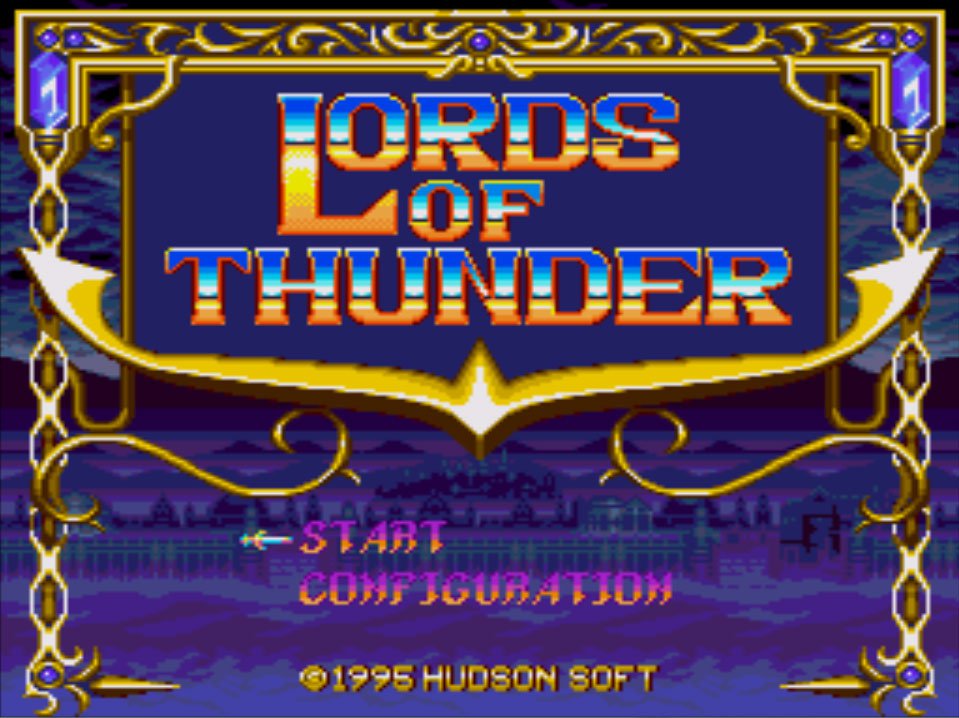 Pantallazo de Lords of Thunder para Sega CD