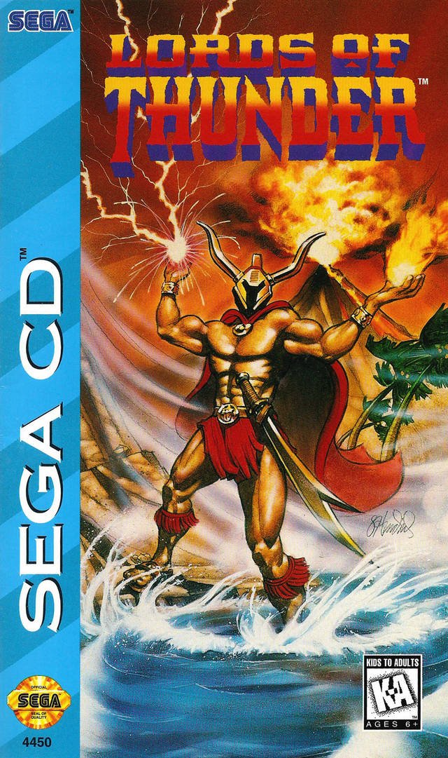 Caratula de Lords of Thunder para Sega CD