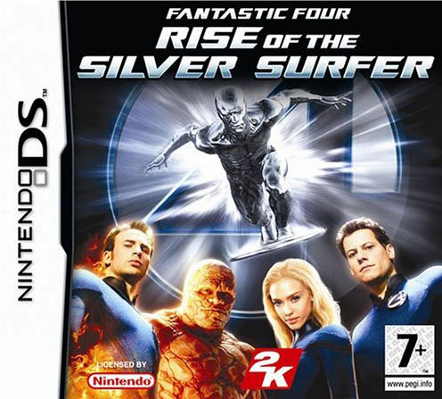 Caratula de Los 4 Fantasticos Y Silver Surfer para Nintendo DS
