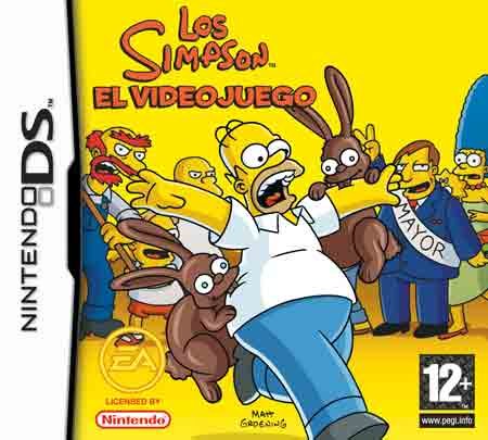 Caratula de Los Simpson: El VideoJuego para Nintendo DS