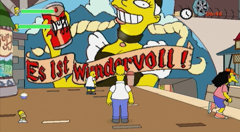 Pantallazo de Los Simpsons El Videojuego para Wii