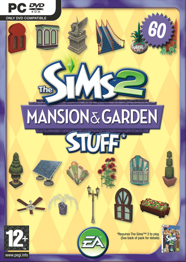 Caratula de Los Sims 2: Mansiones y Jardines (Accesorios) para PC