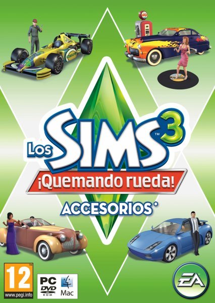Caratula de Los Sims 3: ¡Quemando Rueda! Accesorios para PC