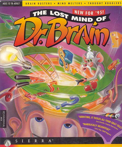 Caratula de Lost Mind of Dr. Brain, The para PC