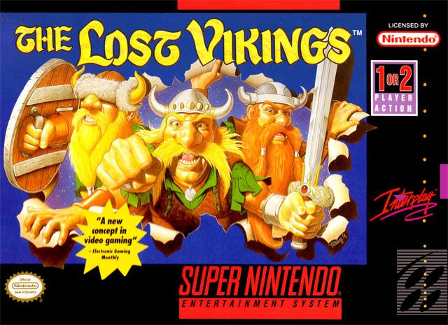 Caratula de Lost Vikings II, The (Europa) para Super Nintendo