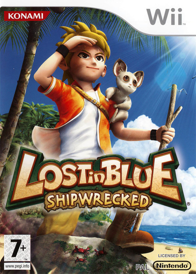 Caratula de Lost in Blue: Shipwrecked para Wii