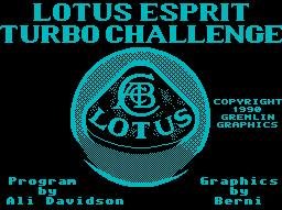 Pantallazo de Lotus Esprit Turbo Challenge para Spectrum