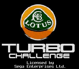Pantallazo de Lotus Turbo Challenge para Sega Megadrive