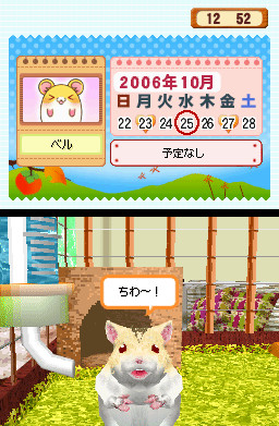 Pantallazo de Love Love Hamster (Japonés) para Nintendo DS