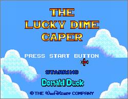 Pantallazo de Lucky Dime Caper Starring Donald Duck, The para Sega Master System