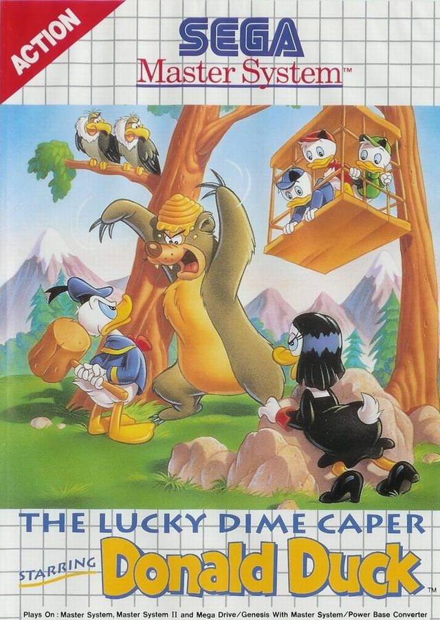 Caratula de Lucky Dime Caper Starring Donald Duck, The para Sega Master System