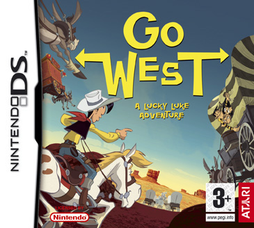 Caratula de Lucky Luke: Go West! para Nintendo DS