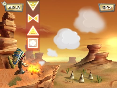 Pantallazo de Lucky Luke: Go West! para Wii