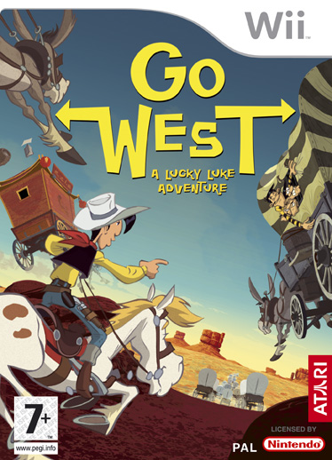 Caratula de Lucky Luke: Go West! para Wii