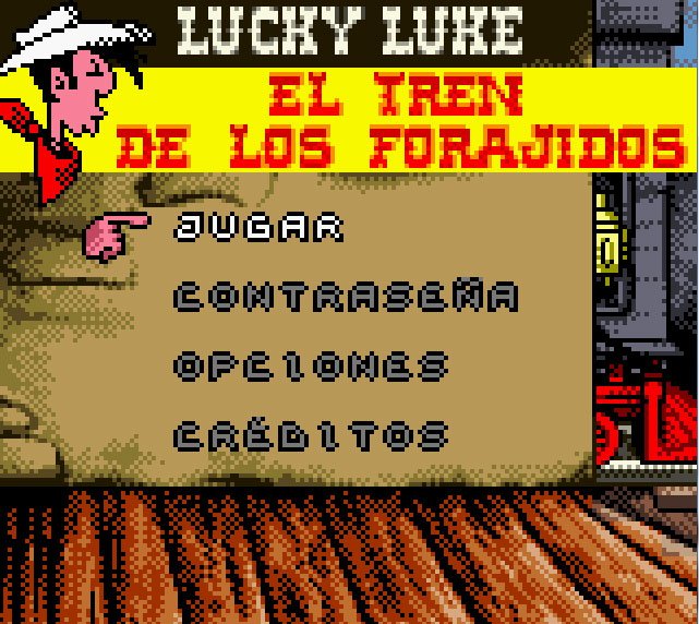 Pantallazo de Lucky Luke - Desperado Train para Game Boy Color