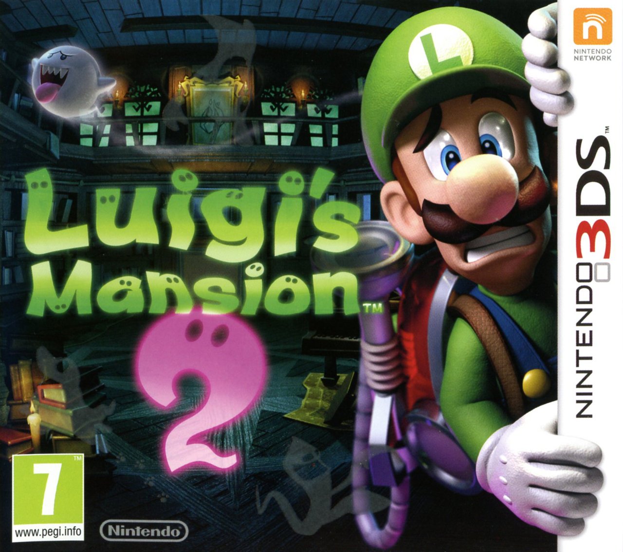 Caratula de Luigis Mansion 2 para Nintendo 3DS