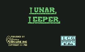 Pantallazo de Lunar Leeper para Commodore 64