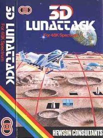 Caratula de Lunattack, 3D para Spectrum