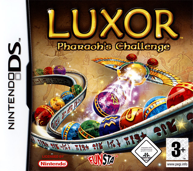 Caratula de Luxor: Pharaoh's Challenge para Nintendo DS
