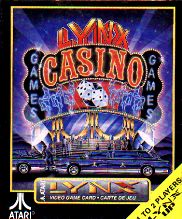 Caratula de Lynx Casino para Atari Lynx