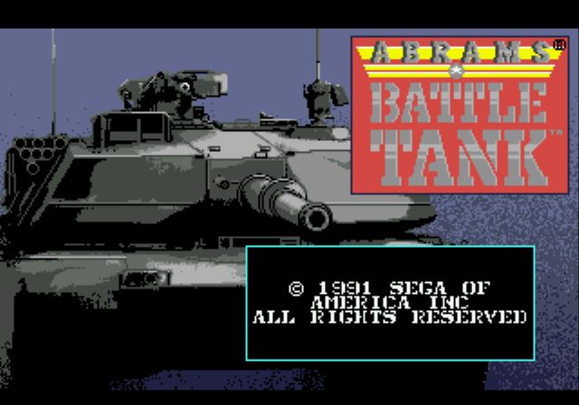 Pantallazo de M-1 Abrams Battle Tank para Sega Megadrive