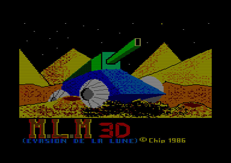 Pantallazo de M.L.M 3D para Amstrad CPC